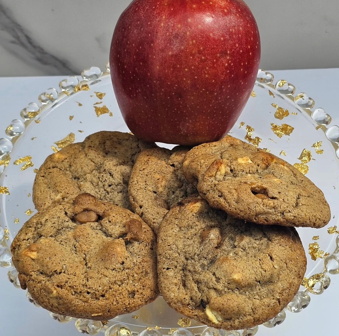 Caramel Apple Cider Cookies