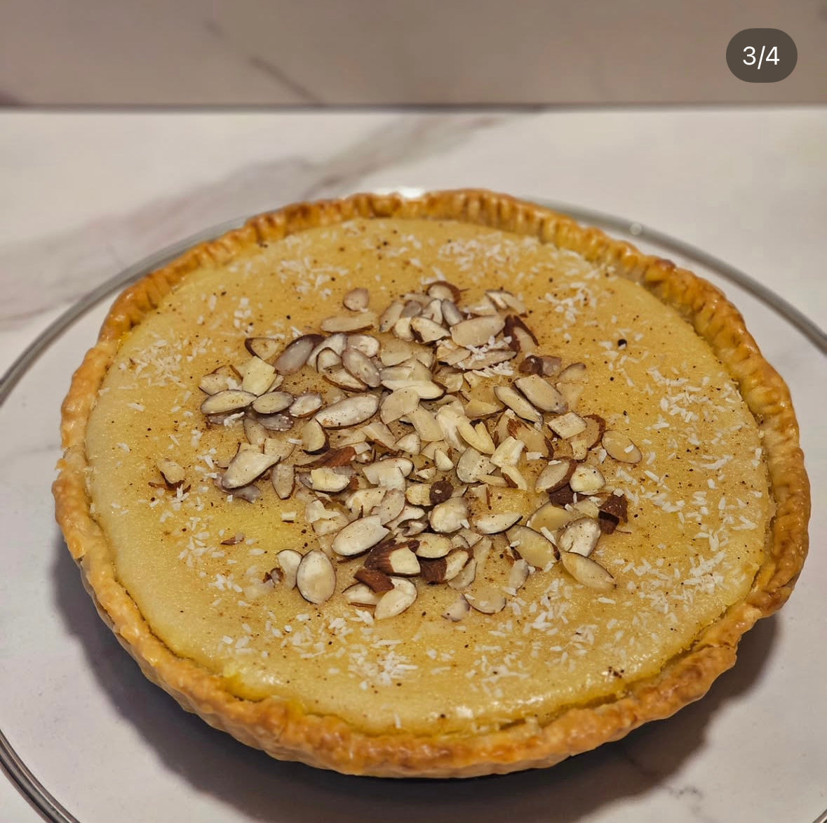 Coconut Almond Tart