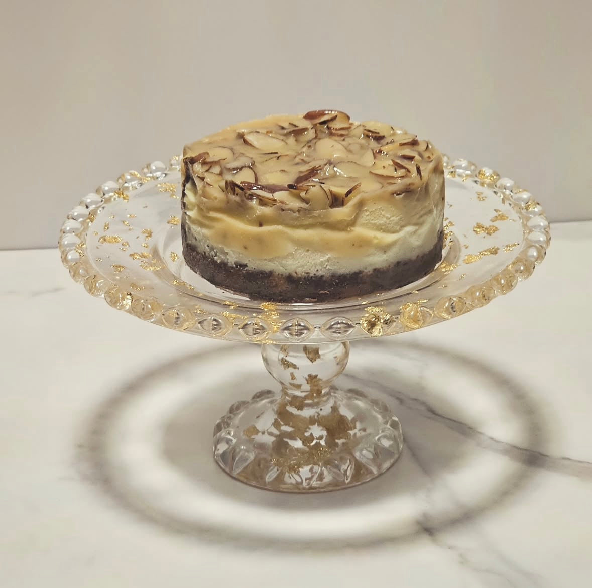 Brownie Amaretto Cheesecake