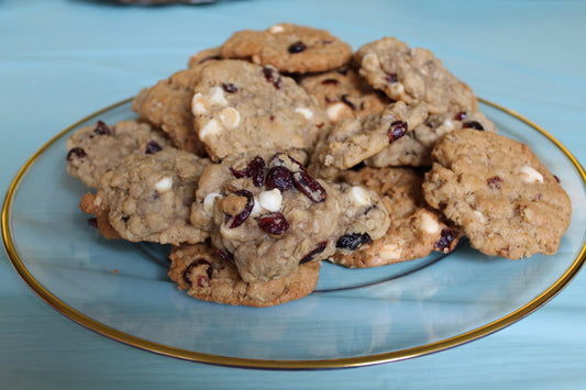 Oatmeal White Chocolate Crasin Cookies (12 Pack)